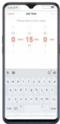 Realme 8s 5G - Customizing timer for Clock app - 14