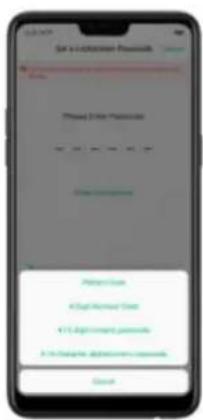 Realme 8s 5G - Lock screen password - 2