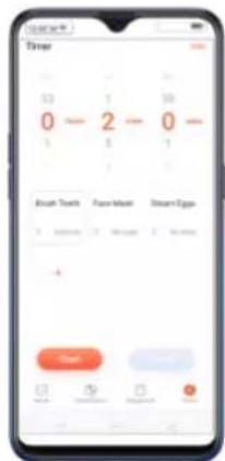 Realme 8s 5G - Customizing timer for Clock app - 2