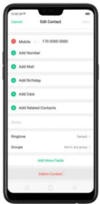 Realme 8s 5G - Assign a photo to a contact or change a contact's photo. - 4