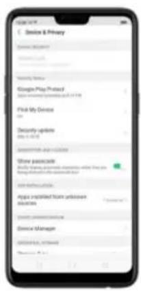 Realme 8s 5G - Activate and use Find my Device. - 2