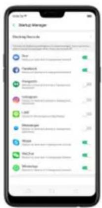 Realme 8s 5G - Startup Manager - 1