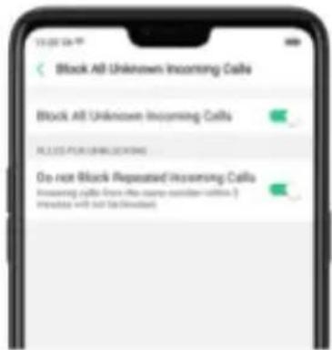 Realme 8s 5G - Block calls - 2