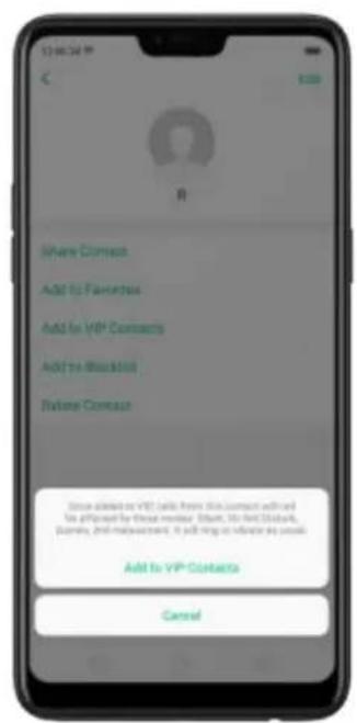 Realme 8s 5G - VIP Contacts - 2