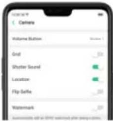 Realme 8s 5G - Camera settings - 1