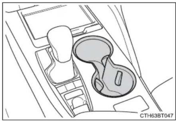 TOYOTA Camry HV (2022) - Cup holders - 1