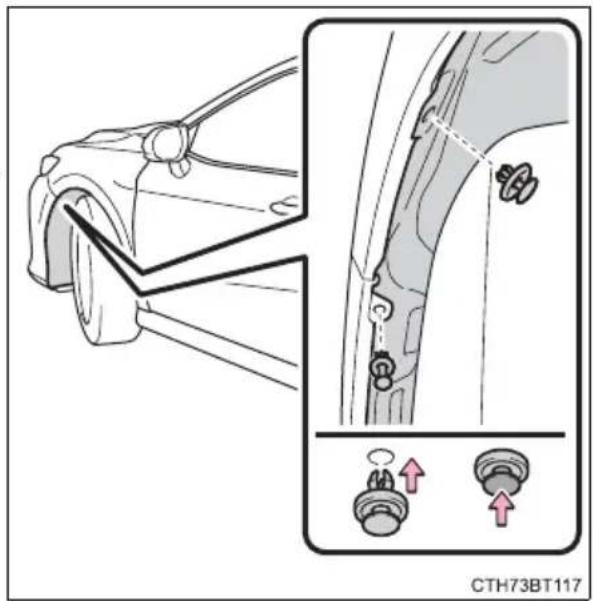 TOYOTA Camry HV (2022) - ■Front side marker lights (bulb type) - 8