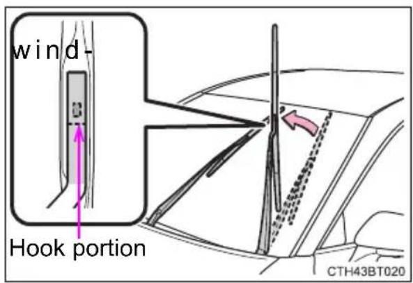 TOYOTA Camry HV (2022) - ■ Lifting the windshield wipers - 1