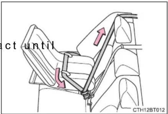 TOYOTA Camry HV (2022) - ■Rear-facing — Infant seat/convertible seat - 4