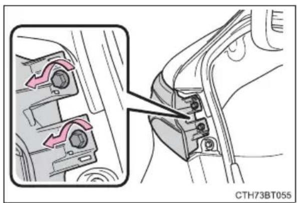 TOYOTA Camry HV (2022) - ■Rear turn signal lights (bulb type) and rear side marker lights (bulb type) - 4