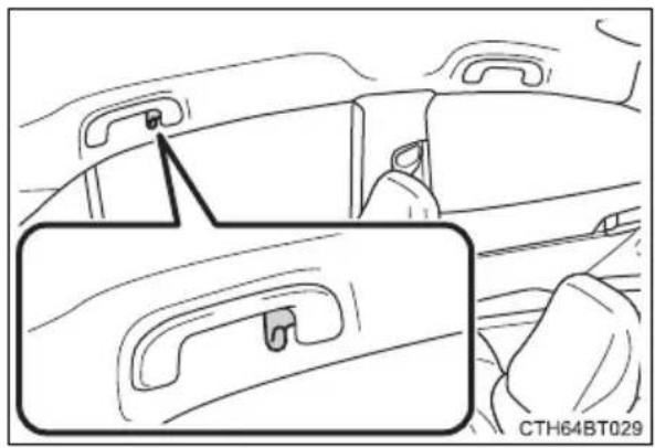 TOYOTA Camry HV (2022) - Coat hooks - 1