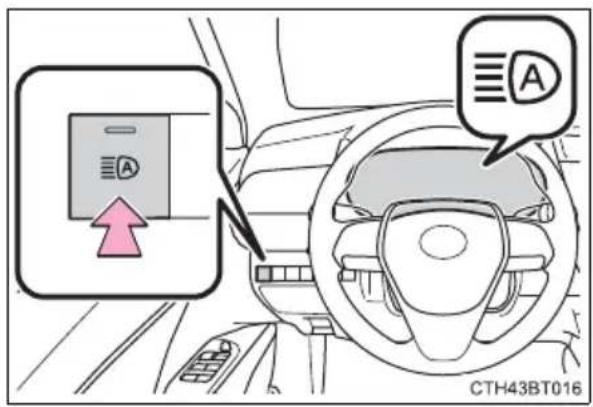 TOYOTA Camry HV (2022) - Activating the Automatic High Beam - 2