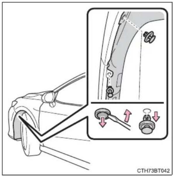 TOYOTA Camry HV (2022) - ■Front side marker lights (bulb type) - 2