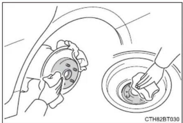 TOYOTA Camry HV (2022) - Installing the spare tire - 1