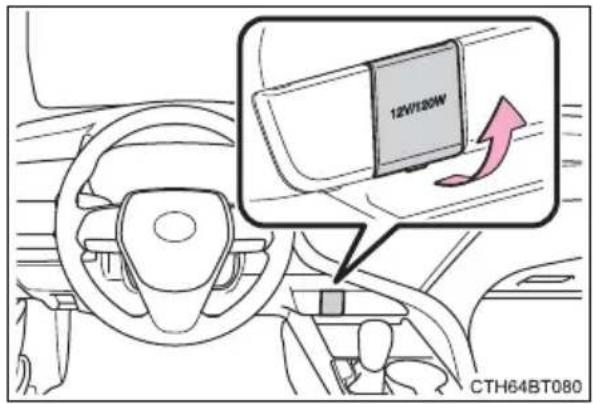 TOYOTA Camry HV (2022) - Power outlet - 1
