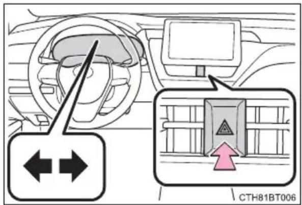 TOYOTA Camry HV (2022) - Emergency flashers - 1