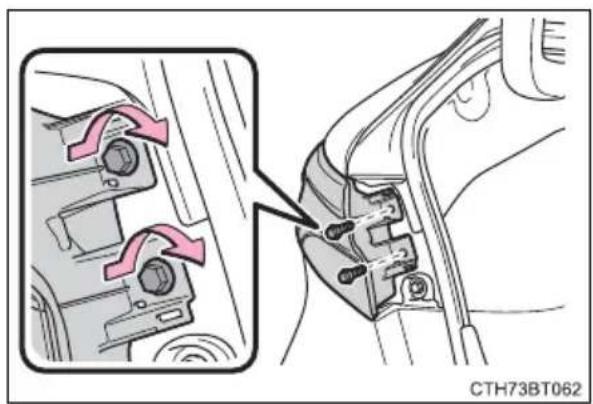 TOYOTA Camry HV (2022) - ■Rear turn signal lights (bulb type) and rear side marker lights (bulb type) - 13
