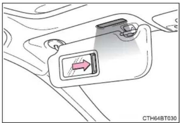 TOYOTA Camry HV (2022) - Vanity mirrors - 1