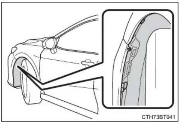 TOYOTA Camry HV (2022) - ■Front side marker lights (bulb type) - 1