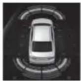 TOYOTA Camry HV (2022) - Sensor detection display, object distance - 3