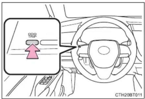 TOYOTA Camry HV (2022) - ◆ Using the odometer/trip meter - 1