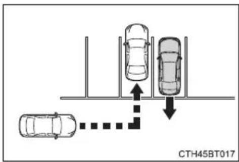 TOYOTA Camry HV (2022) - ■ Situations in which the system may operate even if there is no possibility of a collision - 4