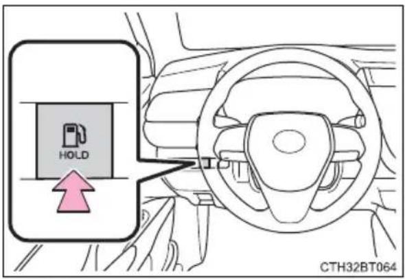 TOYOTA Camry HV (2022) - Opening the fuel tank cap - 1
