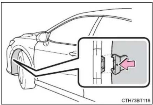 TOYOTA Camry HV (2022) - ■Front side marker lights (bulb type) - 9