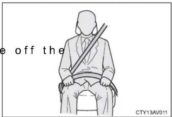 TOYOTA Camry HV (2022) - Correct use of the seat belts - 1