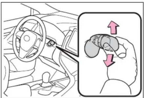 TOYOTA Camry HV (2022) - Operating the wiper lever - 1