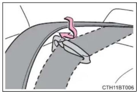 TOYOTA Camry HV (2022) - Rear seat belt - 1
