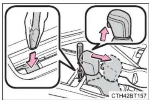 TOYOTA Camry HV (2022) - Selecting shift ranges in the D position (vehicles with paddle shift switches) - 3
