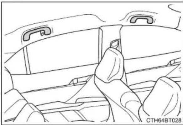 TOYOTA Camry HV (2022) - Assist grips - 1