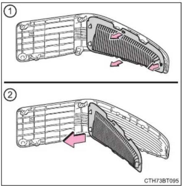TOYOTA Camry HV (2022) - If dust and clogs cannot be completely removed - 4