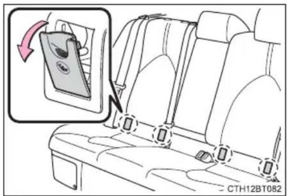 TOYOTA Camry HV (2022) - ■When installing in the rear outboard seats - 2