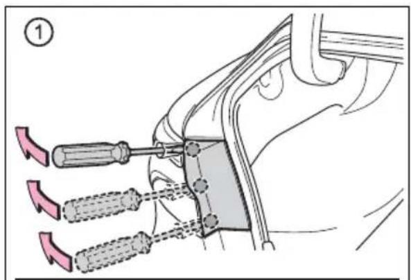 TOYOTA Camry HV (2022) - ■Rear turn signal lights (bulb type) and rear side marker lights (bulb type) - 2