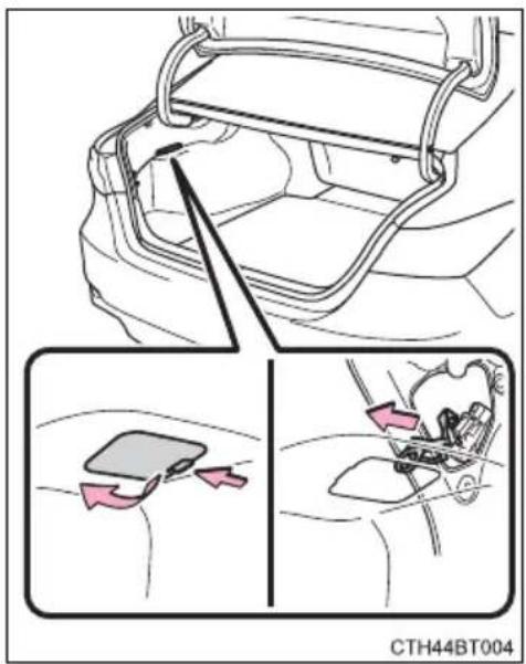 TOYOTA Camry HV (2022) - ■If the fuel filler door cannot be opened - 1
