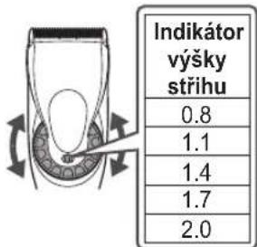 PANASONIC ER-HGP74 - Nastavení výšky zastřihování - 1