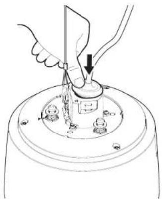 Wisenet XNP-6400RW - Installing with hanging mount - 4