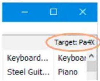 Target: Pa4X Keyboard... Keyboard Steel Guit... Piano