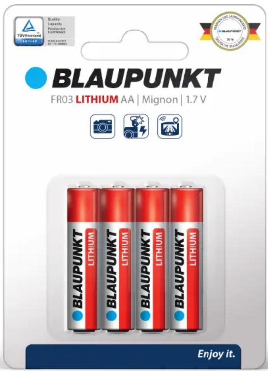 Quality Capacity Production Controlled BLAUPUNKT FR03 LITHIUM AA | Mignon | 1.7 V Enjoy it.