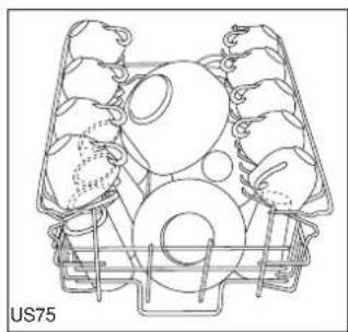 Zanussi-Electrolux DA4441S - The upper basket - 1