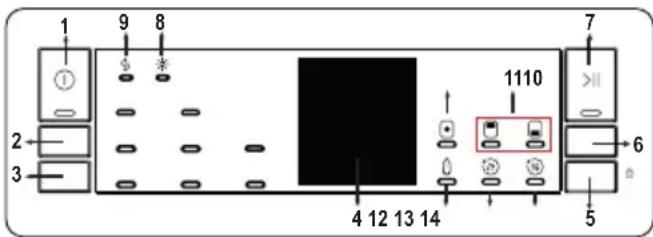Romo RVD4511W - OVLÁDACÍ PANEL - 1