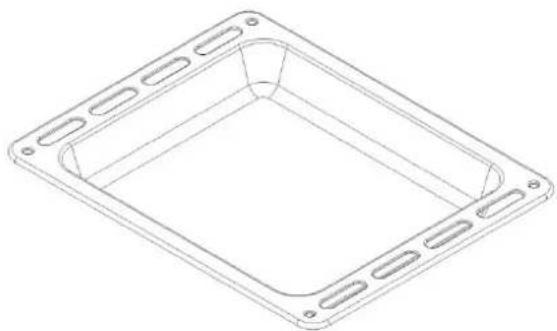 Respekta Pyro 9 Touch - Oven deep pan(Optional) - 1