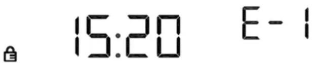 Respekta Pyro 9 Touch - E-1 Fehleranzeige - 1