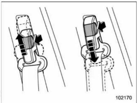 SUBARU 2019 - t▼ Front seatbelts - 3