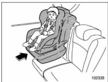 SUBARU 2019 - ■ Where to place a child re- cle straint system - 2