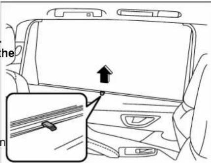 SUBARU 2019 - 2-11. Rear door window it shades (if equipped) prior - 1