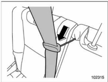 SUBARU 2019 - ▽ Seat belt comfort guide - 2