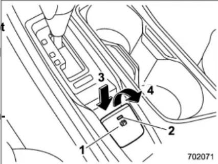 SUBARU 2019 - Electronic parking brake - 1